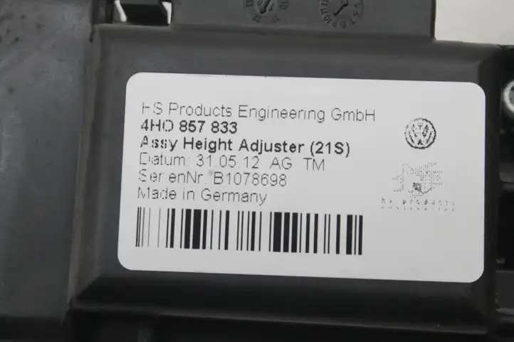 Audi A8 S8 D4 4H (2010 - 2014) 4H0857833 Регулятор ремня безопасности — фото 5