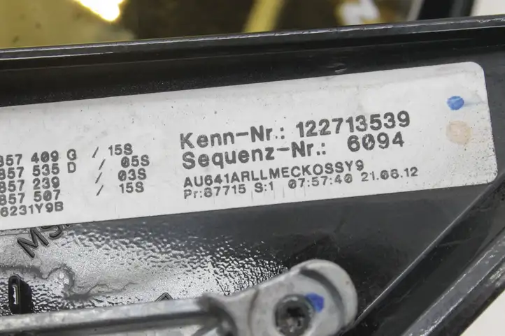 Audi A8 S8 D4 4H (2010 - 2014) 16PIN Боковое зеркало с электроприводом — фото 5