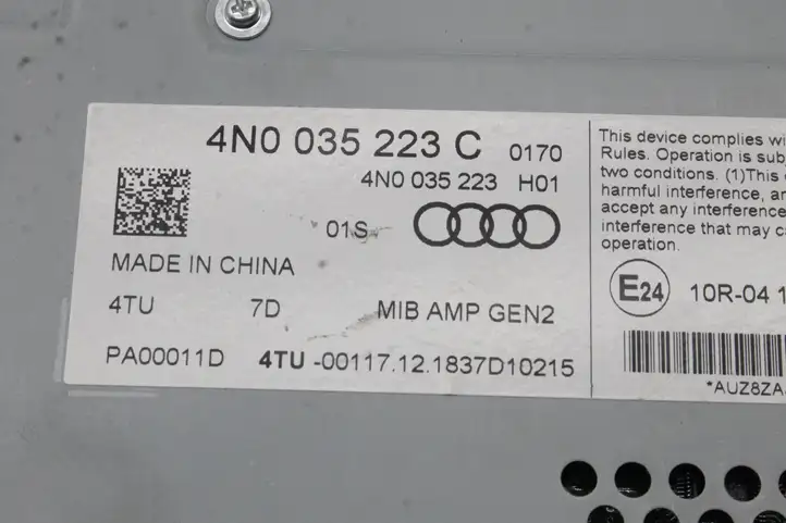 Audi A7 S7 4K8 (2018 - ) 4N0035223C Комплект аудиосистемы — фото 4