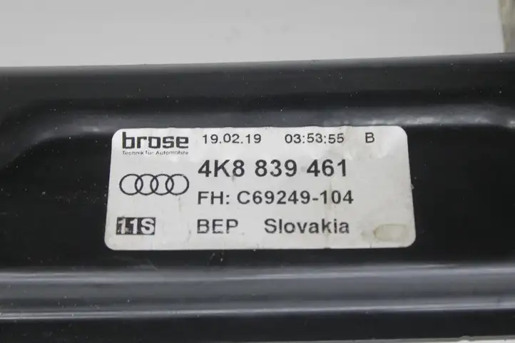Audi A7 S7 4K8 (2018 - ) 4K8839461 Стеклоподъемник передней двери (комплект) — фото 5