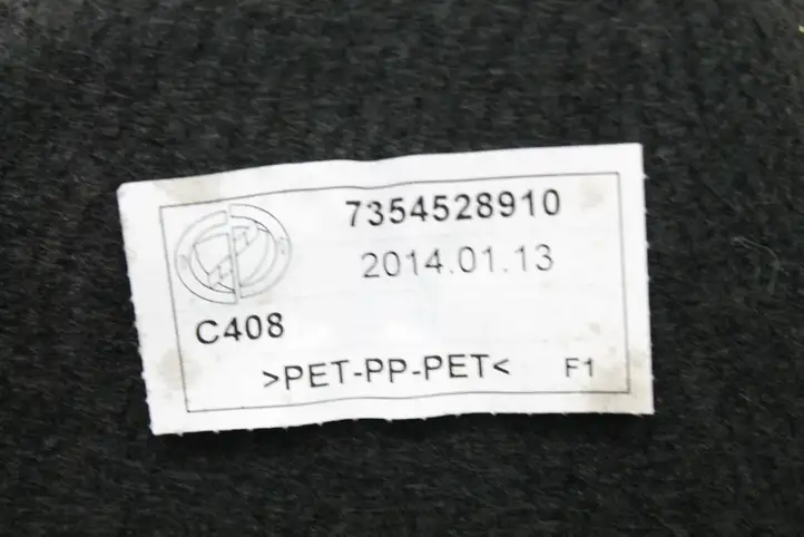 Fiat 500 (2008 - 2015) 7354528910 Задний коврик салона — фото 2