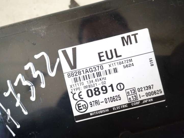 Subaru Legacy (2003 - 2009)  88281ag370 Блок управления иммобилайзера