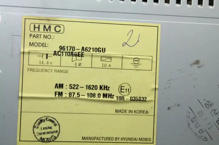 Hyundai i30 (2012 - 2015) 96170A6210GU Магнитола / мультимедийная система — фото 6