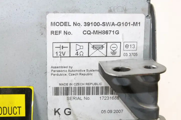 Honda CR-V (2009 - 2012) 39100SWAG101M1 Магнитола / мультимедийная система — фото 5