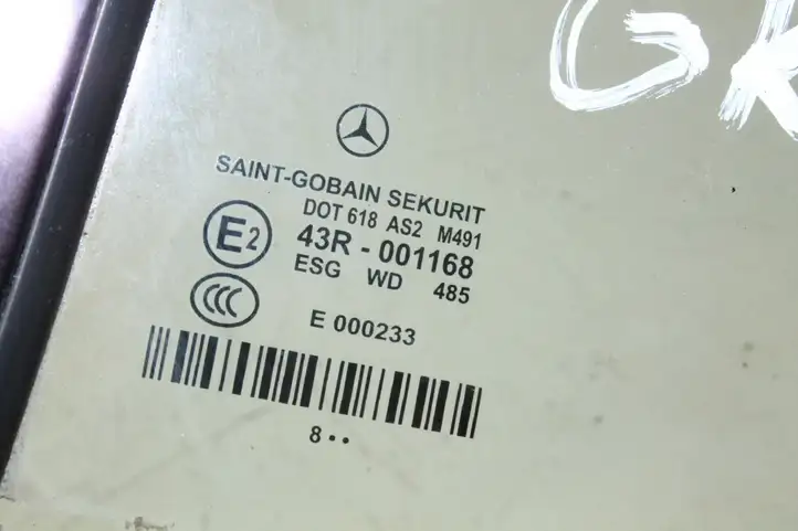 Mercedes-Benz CLS C219 (2003 - 2011) 43R001168 Заднее боковое стекло — фото 4