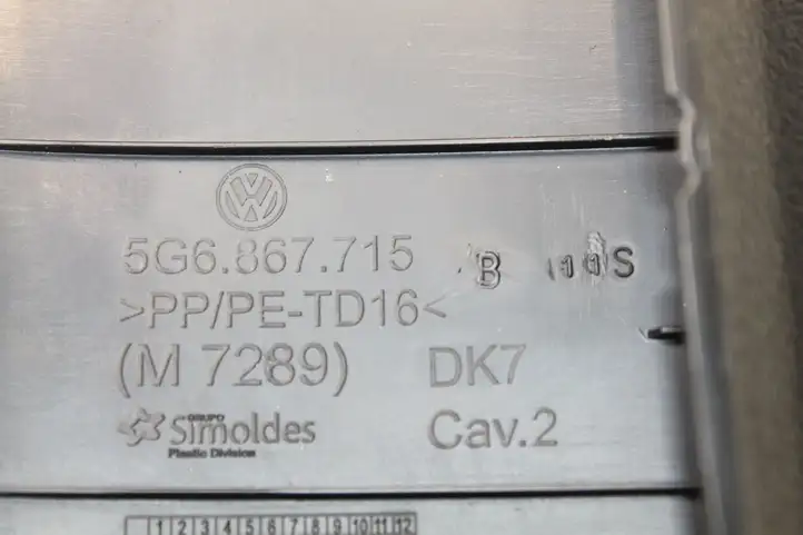 Volkswagen Golf VII (2013 - 2019) 5G6867715 Обшивка багажника — фото 6