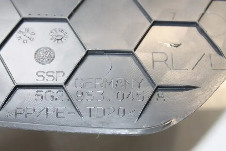 Volkswagen Golf VII (2013 - 2019) 5G2863045A Другая деталь консоли (туннеля) — фото 6