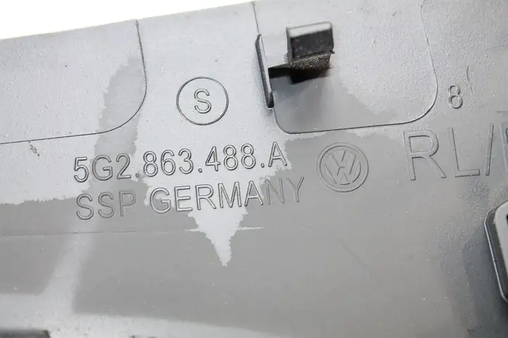 Volkswagen Golf VII (2013 - 2019) 5G2863488A Другая деталь консоли (туннеля) — фото 4