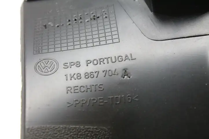 Volkswagen Scirocco (2008 - 2014) 1K8867704A Верхняя обшивка стойки B — фото 4