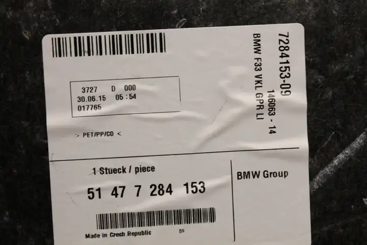 BMW 4 F32 F33 (2013 - 2017) 7284153 Боковая обшивка багажника — фото 6