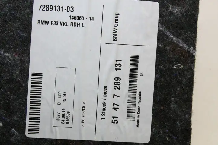BMW 4 F32 F33 (2013 - 2017) 7289131 Задняя боковая обшивка салона — фото 5