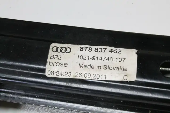 Audi A5 8T 8F (2007 - 2011) 8T8837462 Электростеклоподъемник передний (комплект) — фото 7