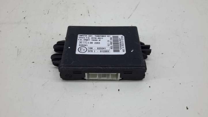 Toyota Yaris (2005 - 2009)  89780-0D010 Блок управления иммобилайзера
