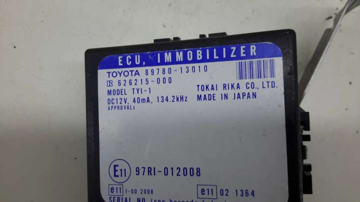 Toyota Corolla Verso E121 (2001 - 2004)  8978013010 Блок управления иммобилайзера