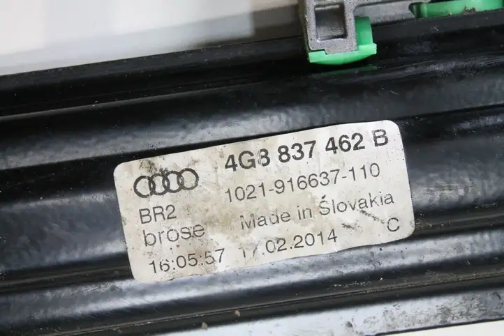 Audi A7 S7 4G (2010 - 2014) 4G8837462B Электростеклоподъемник передний (комплект) — фото 7