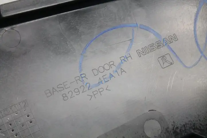Nissan Qashqai (2013 - 2017) 829224EA1A Обшивка задней двери — фото 7