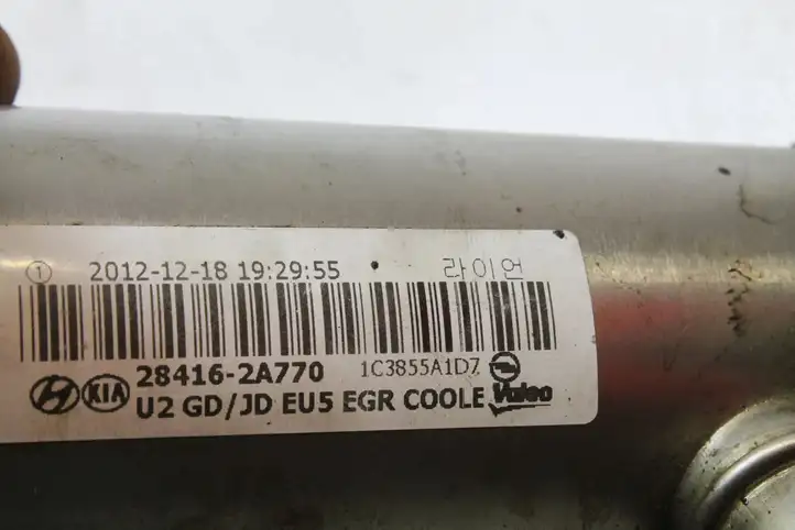 Kia Ceed (2012 - 2015) 284162A770 Охладитель клапана EGR — фото 7