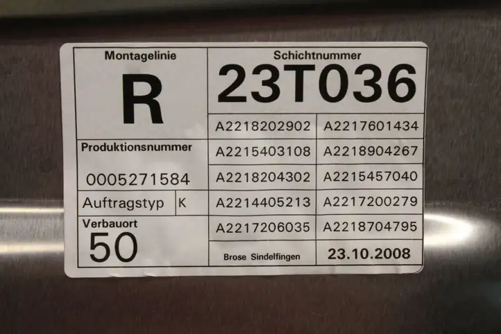 Mercedes-Benz S W221 (2005 - 2013) A2218202902 Электростеклоподъемник передний (комплект) — фото 8