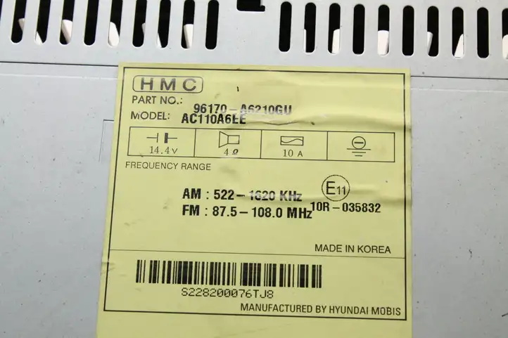 Hyundai i30 (2012 - 2015) 96170A6210GU Магнитола / мультимедийная система — фото 8