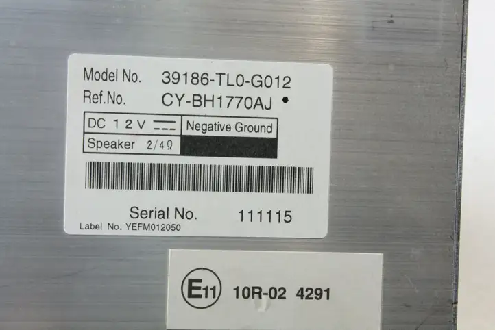 Honda Accord (2008 - 2016) 39186TL0G012 Усилитель звука — фото 3