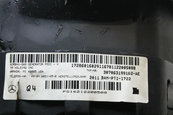 Mercedes-Benz E W212 (2009 - 2016) 307063199162 Подушка безопасности руля — фото 5