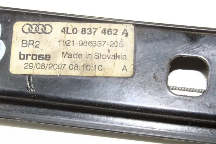 Audi Q7 4L (2005 - 2009) 4L0837462A Электростеклоподъемник передний (комплект) — фото 6