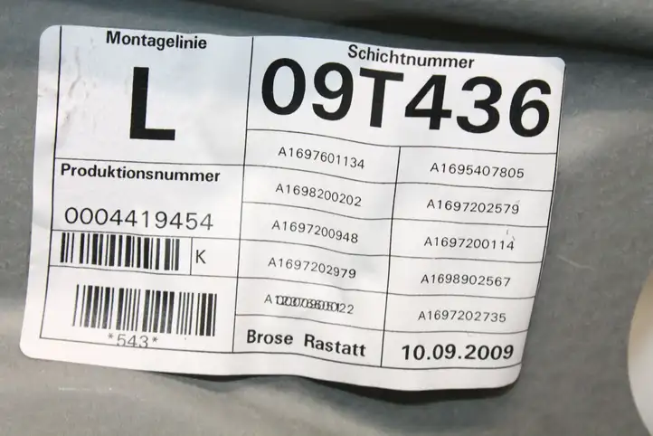 Mercedes-Benz B-class W245 (2008 - 2011) A1697202979 Электростеклоподъемник передний (комплект) — фото 7