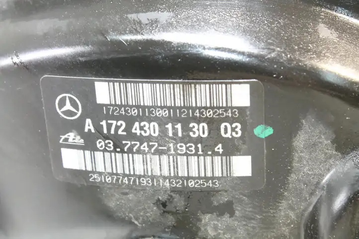 Mercedes-Benz SLK R172 (2011 - 2017) A1724301130 Вакуумный усилитель тормозов — фото 6