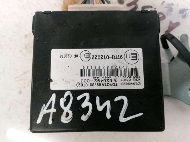 Toyota Corolla Verso AR10 (2004 - 2009)  897800F020 Блок управления иммобилайзера
