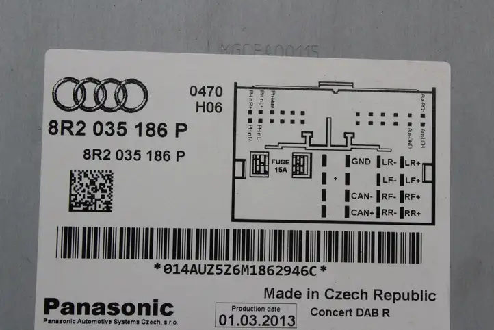 Audi A5 8T 8F (2011 - 2016) 8R2035186P Магнитола / мультимедийная система — фото 10