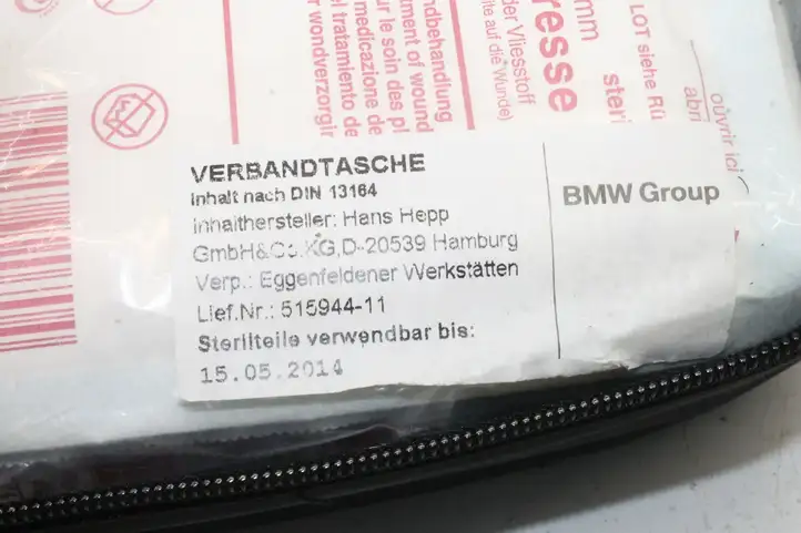BMW 1 E82 E88 (2007 - 2014) 9133331 Автомобильная аптечка — фото 5