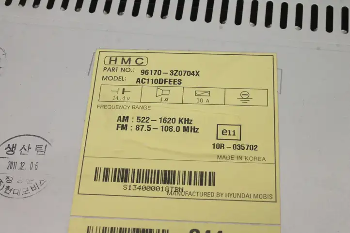 Hyundai i40 (2011 - ) 961703Z0704X Магнитола / мультимедийная система — фото 7