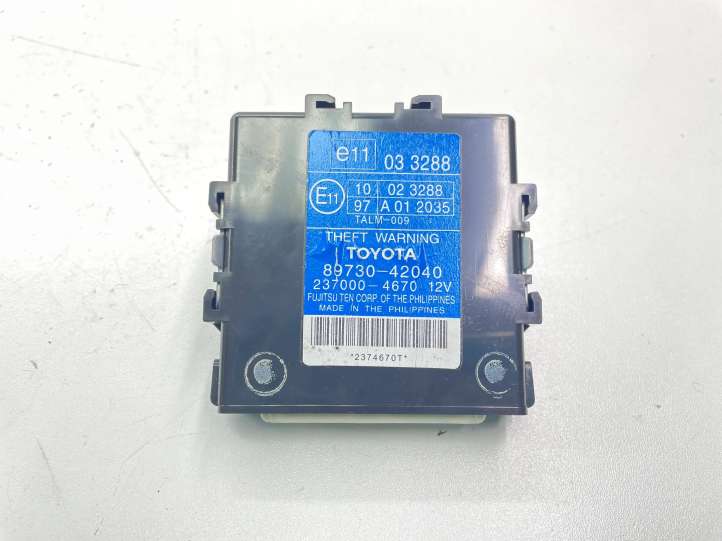 8973042040 Toyota RAV 4 (XA30) Signalizacijos valdymo blokas