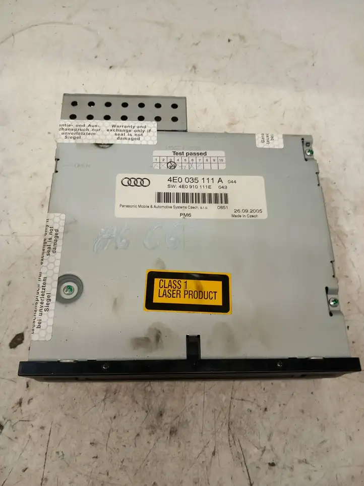 Audi A6 Allroad C6 (2006 - 2008) 4E0035111A CD/DVD чейнджер — фото 3