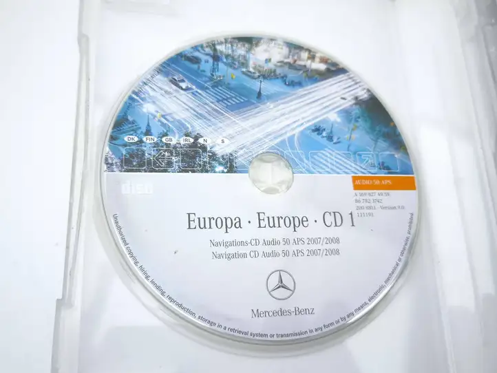 Mercedes-Benz A W169 (2004 - 2012) A1698274959 Навигационные карты CD/DVD — фото 5