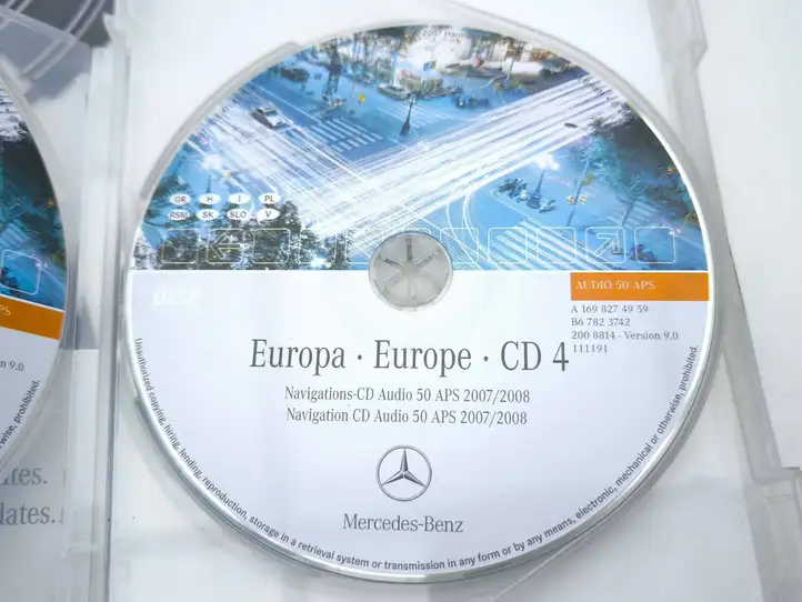 Mercedes-Benz A W169 (2004 - 2012) A1698274959 Навигационные карты CD/DVD — фото 7