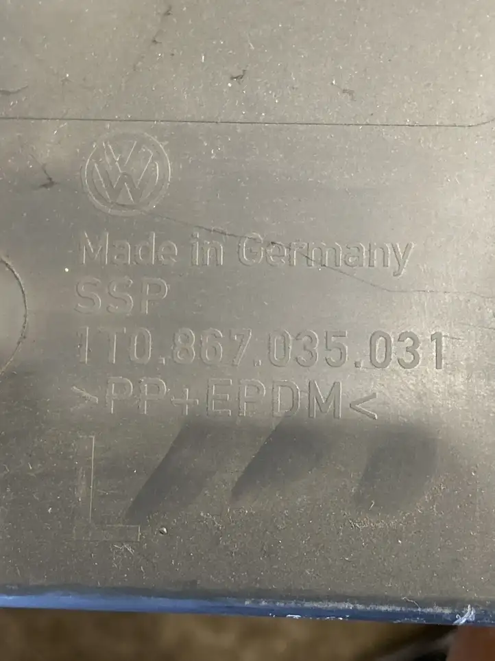Volkswagen Touran I (2003 - 2010) 1T0867035031 Прочие детали салона — фото 3