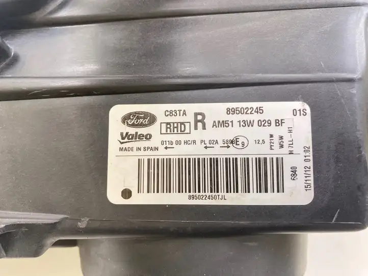 Ford C-MAX II (2010 - 2015) 89502245 Передняя фара — фото 2