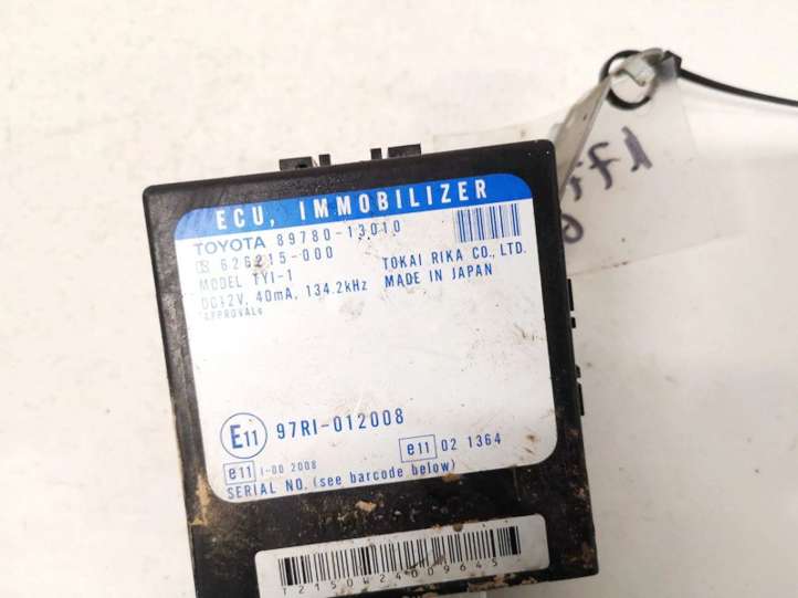 Toyota Corolla Verso E121 (2001 - 2004)  8978013010 Блок управления иммобилайзера