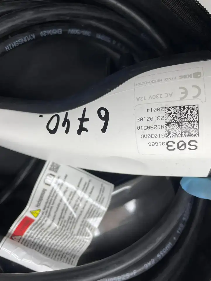 Kia Sportage (2021 - ) 0391686 Кабель для зарядки электромобилей — фото 4