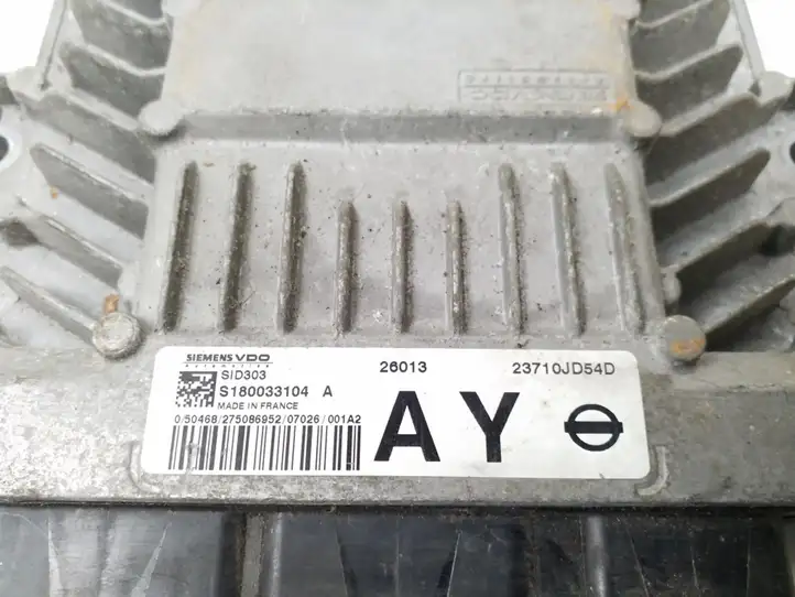 Nissan Qashqai (2006 - 2010) 23710JD54D Блок управления двигателем (ЭБУ) — фото 3