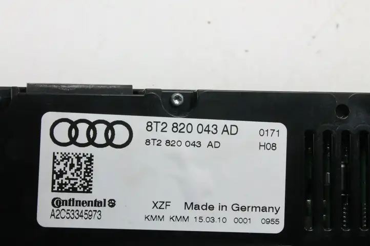 Audi Q5 SQ5 (2008 - 2012) 8T2820043AD Управление климат контролем — фото 7