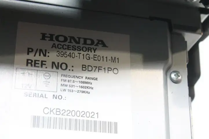 Honda CR-V (2009 - 2012) 39540T1GE011M1 Магнитола / мультимедийная система — фото 8