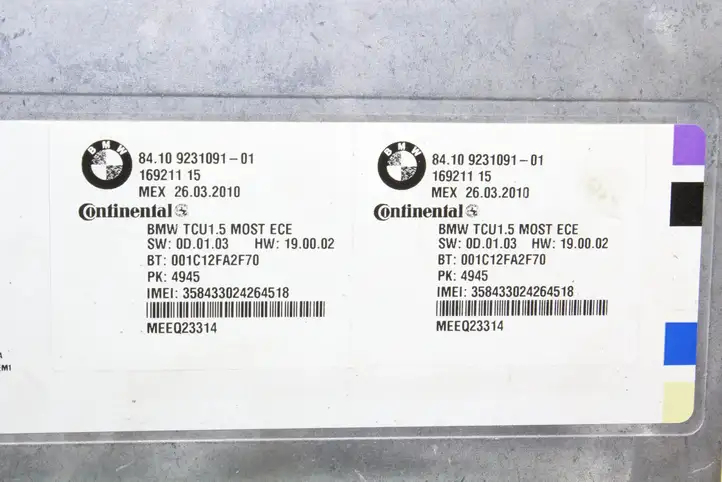BMW 5 F10 F11 (2009 - 2016) 9231091 Bluetooth модуль — фото 6