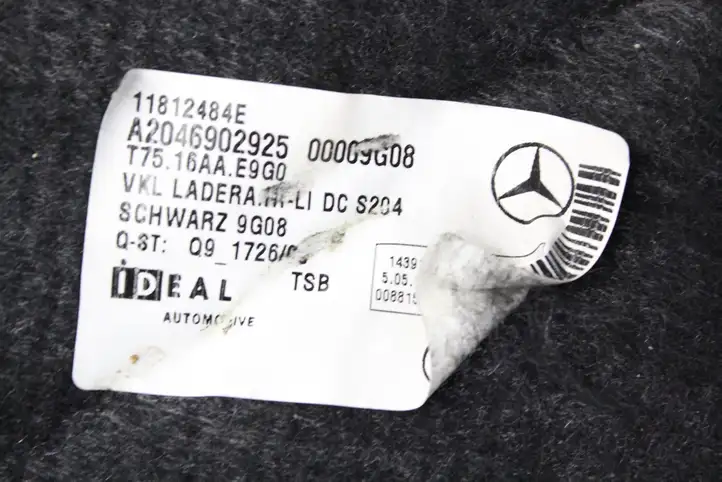 Mercedes-Benz C W204 (2007 - 2014) A2046902925 Боковая обшивка багажника — фото 6