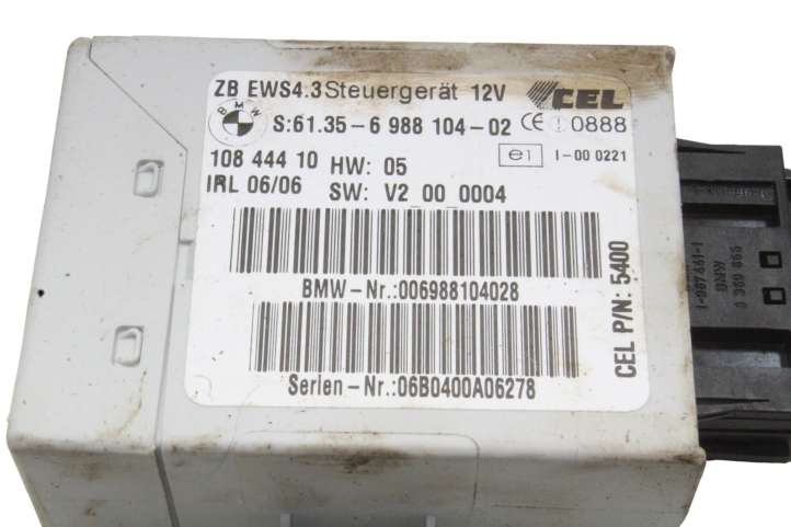 BMW Z4 E85 E86 (2002 - 2008)  6988104 Блок управления иммобилайзера