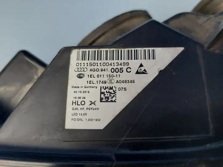 Audi A6 C7 (2011 - 2014) 4G0941005C Передняя фара — фото 7