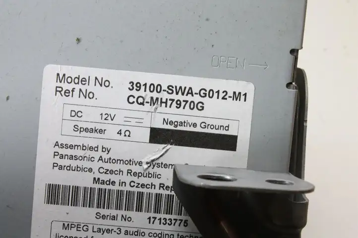 Honda CR-V (2009 - 2012) 39100SWAG012M1 Магнитола / мультимедийная система — фото 6