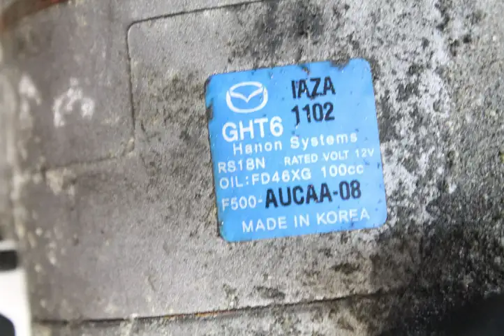 Mazda 6 (2015 - 2018) F500AUCAA08 Компрессор (насос) кондиционера воздуха — фото 6