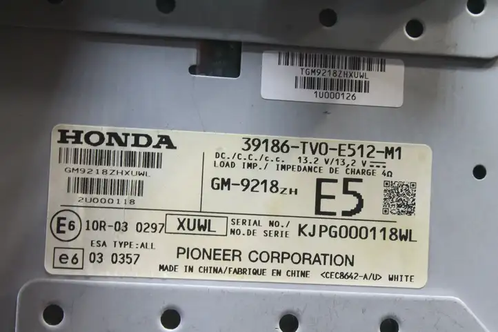 Honda Civic IX (2011 - 2017) 39186TV0E512M1 Усилитель звука — фото 4